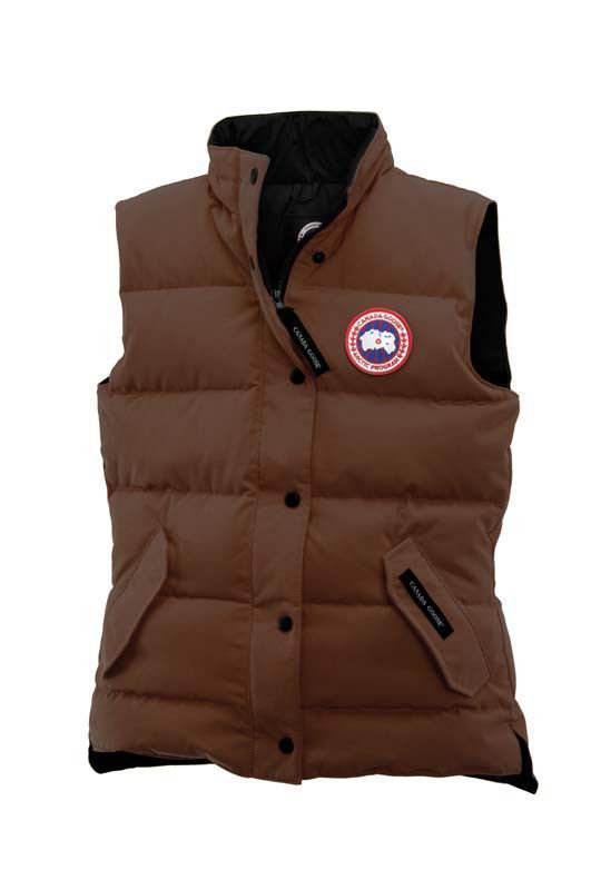 Canada Goose Womens Freestyle Vest Brown sale